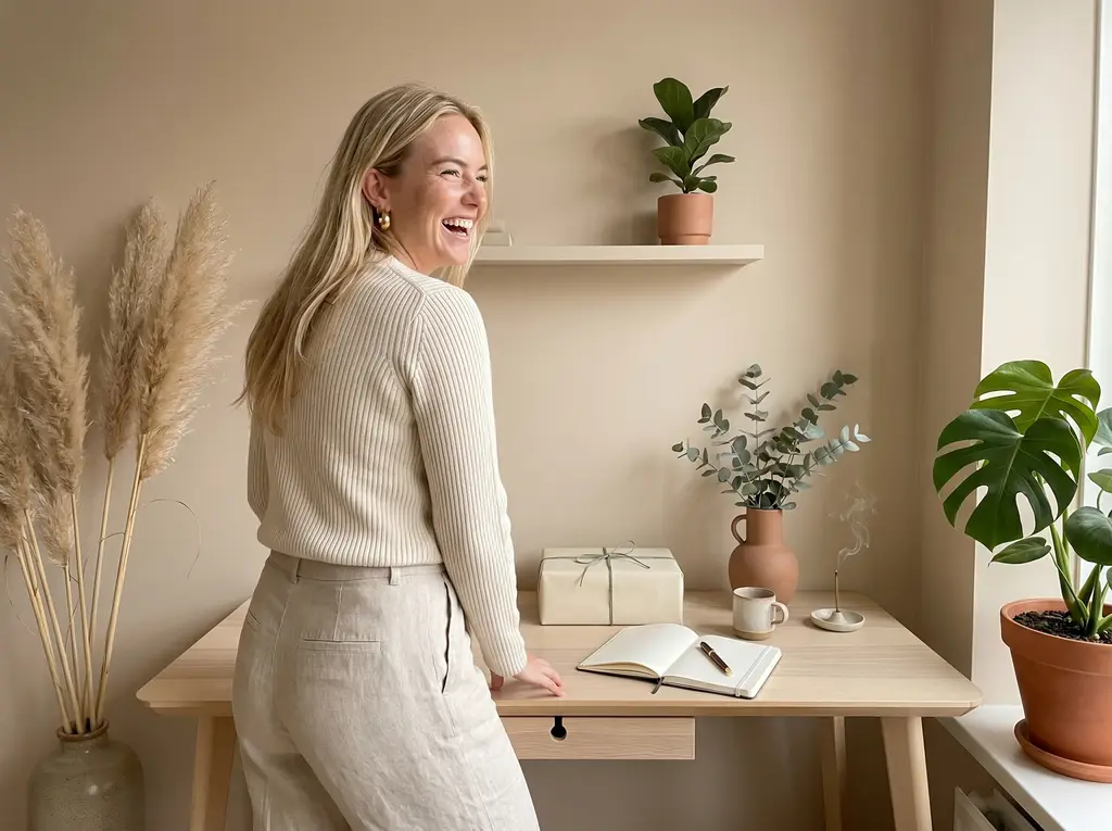 Studio Twinkle — kunstplanten in Japandi interieur